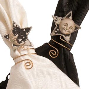Bethany Lowe Moon and Stars Napkin Ring S2